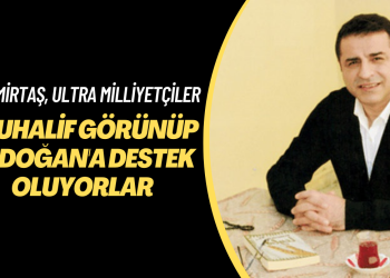 Demirtaş’tan ultra milliyetçi açıklaması: Muhalif görünerek Erdoğan’a destek oluyorlar