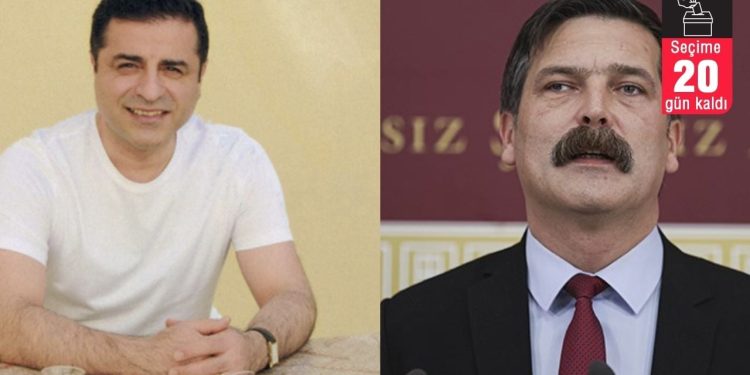 Demirtaş'tan ziyarete gelen Erkan Baş'a not: Mücadeleyi büyütelim