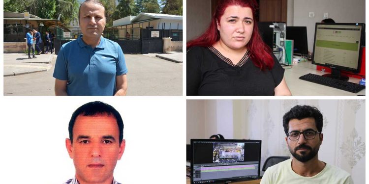 Diyarbakır'da gözaltına alınan gazeteciler adliyeye sevk edildi