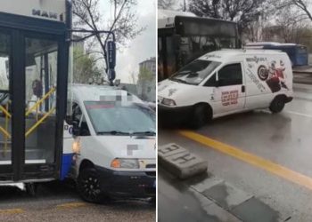 EGO şoförü, kendisine saldırmak isteyen sürücünün aracını sürükledi