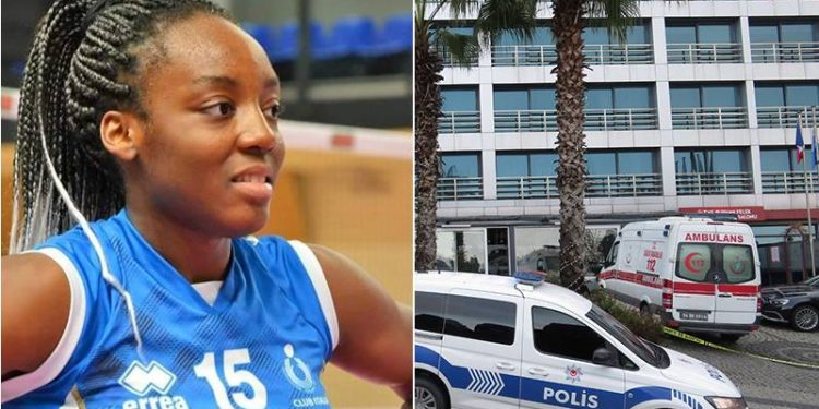 Eczacıbaşı'nın rakibi Novara'nın genç voleybolcusu Julia Ituma, Üsküdar'da kaldığı otelin penceresinden düştü