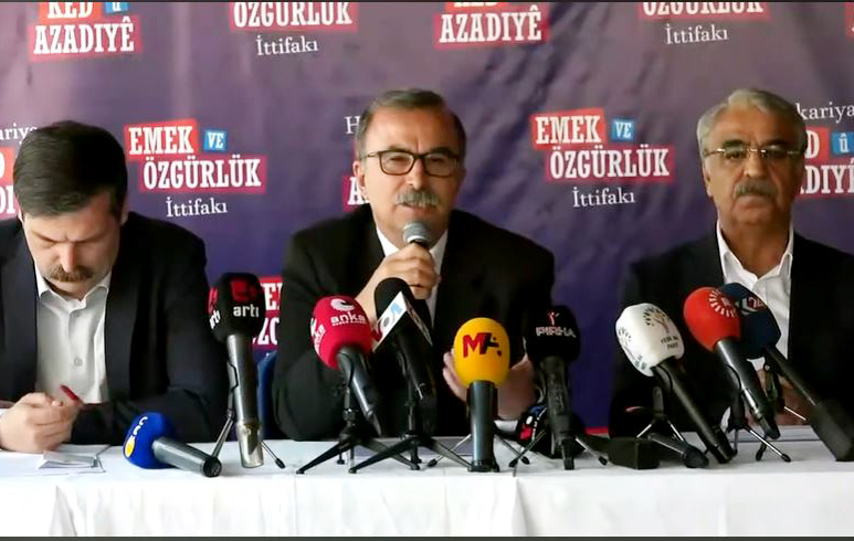 Emek ve Özgürlük İttifakı seçime ‘ortak liste’ ile girecek