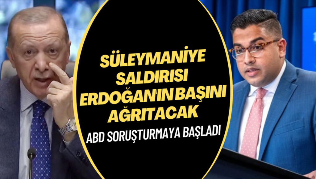 Erdoğan’ın başını ağrıtacak gelişme: ABD Süleymaniye saldırısını soruşturuyor