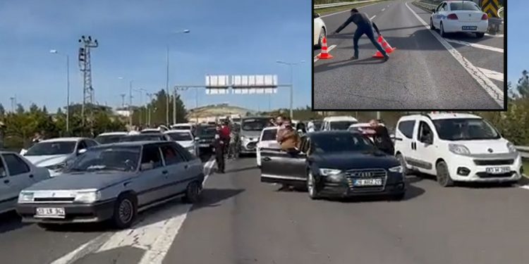 Erdoğan’ın konvoyu için yolun kapatılması vatandaşları çileden çıkardı