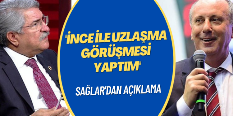 Fikri Sağlar’dan açıklama: Kılıçdaroğlu’nun bilgisi ve oluruyla İnce ile uzlaşma görüşmesi yaptım