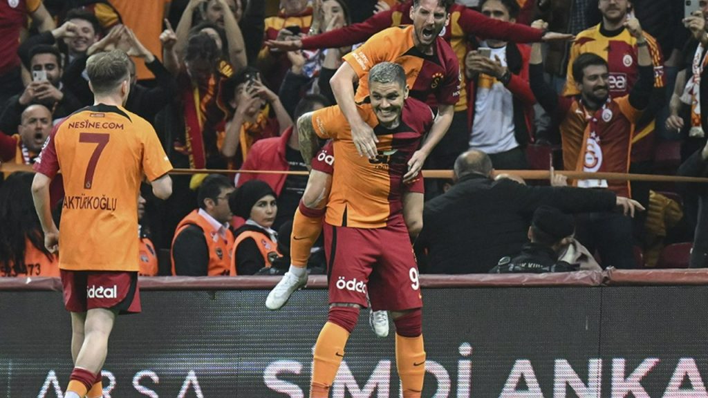 Galatasaray'dan 6 gollü galibiyet