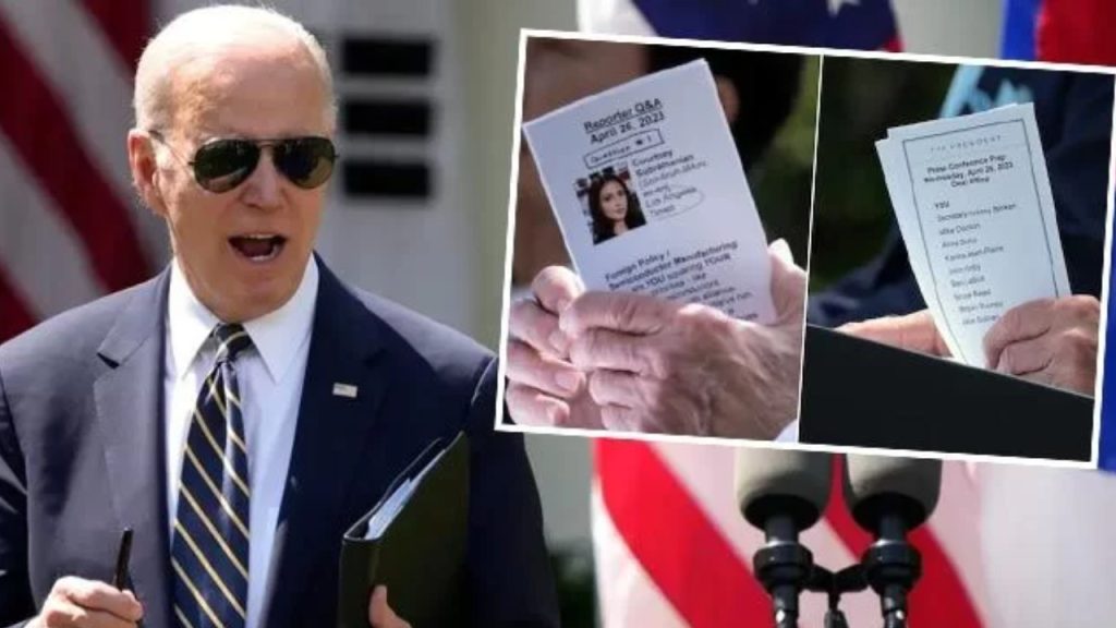 Gazetecilerin soracağı soruların Joe Biden'a önceden verildiği ortaya çıktı, ABD karıştı