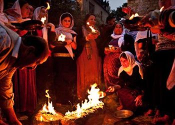 HDP, Êzidîlerin Çarşema Sor Bayramı'nı kutladı