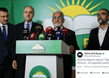 HÜDA PAR'ın İzmir depreminin ardından yaptığı skandal paylaşım ortaya çıktı: "Tayyip Erdoğan'ın ittifakı bunlar, ülkeyi bunlara teslim etmek istiyorlar"