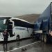 Hakkari'de yolcu otobüsü, TIR ve minibüse çarptı: Üç ölü, yedi yaralı