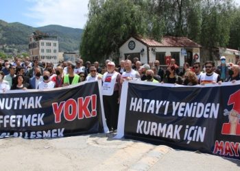 Hatay'da anma: 1 Mayıs'ta alanlarda, 14 Mayıs'ta ise sandıkta hesap soracağız