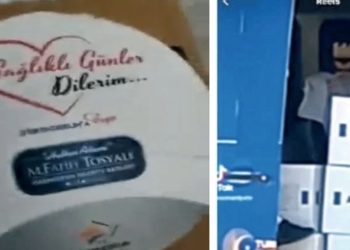 İddia: Depremzedeye dağıtılacak yardım kolilerine AKP logosu yapıştırıldı