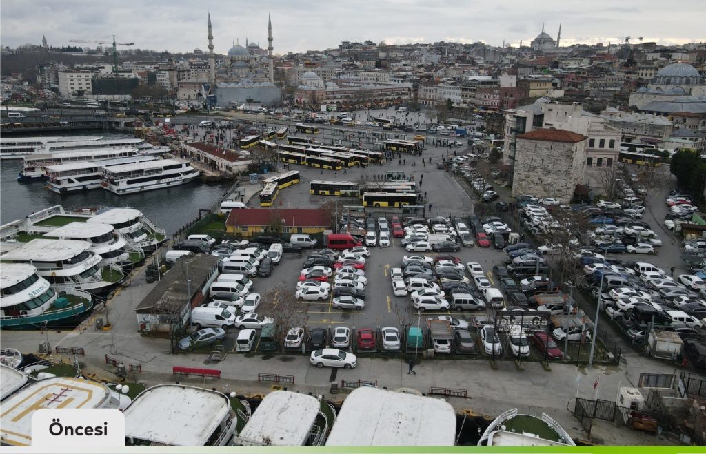 İmamoğlu Eminönü Meydanı'nı yayalaştırma projesinden yeni görsel paylaştı