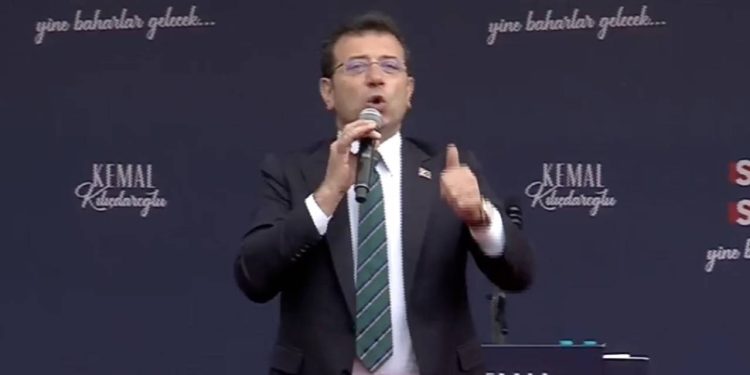 İmamoğlu’dan Erdoğan’a: Cami avlularında miting yapıyor, insanları bölecek cümleler kuruyor!