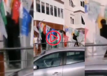 İzmir’de Yeşil Sol Parti seçim bürosuna ırkçı saldırı