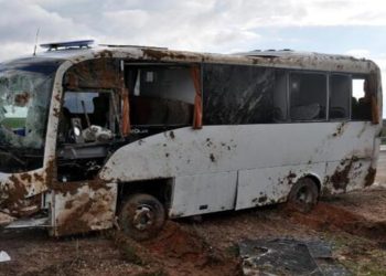 Kayseri'de cezaevi nakil aracı devrildi: 1 ölü, 13 yaralı
