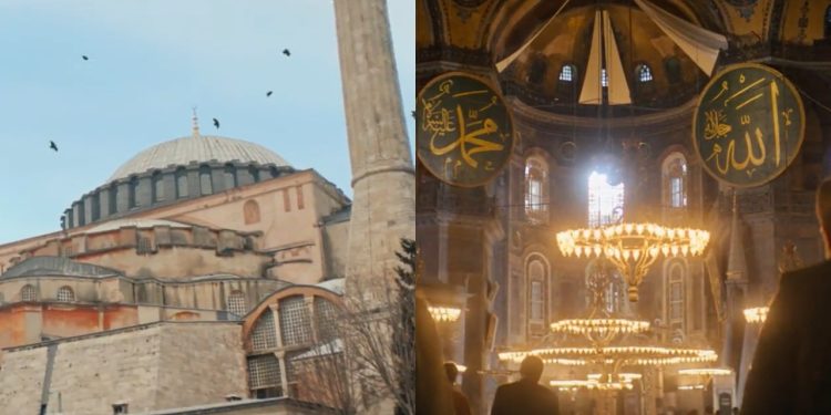 Kılıçdaroğlu 'Ayasofya propagandası ne zaman başlayacak' dedi, 1 saat sonra AKP'den video geldi