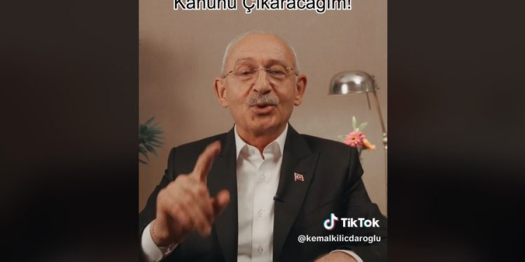Kılıçdaroğlu TikTok’tan duyurdu: ‘Bay Kemal sorulmayacak sorular kanunu çıkaracak’