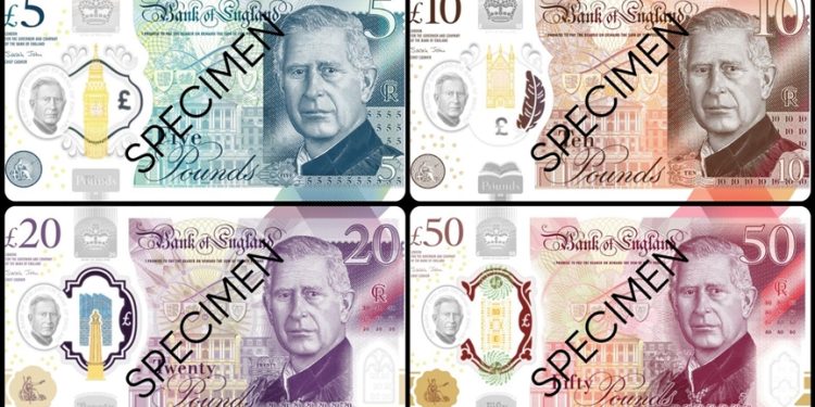 Kral Charles banknotları Britanya'da 2024'ün ortasında dolaşıma girecek