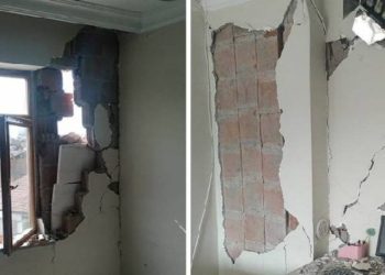 Malatya'da duvarı yıkılan binaya 'hasarsız' raporu