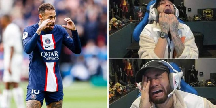 Neymar canlı yayında servet kaybetti; önce ağladı, sonra kahkaha attı!