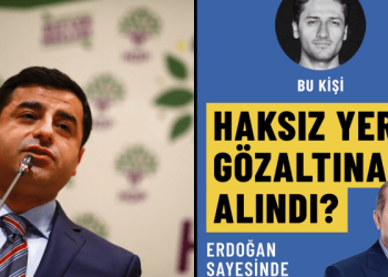 Tutuklu eski HDP eş genel başkanı Selahattin Demirtaş, gözaltına alınıp serbest bırakılan görsel iletişimci Mahir Akkoyun’a destek mesajı yayınladı.