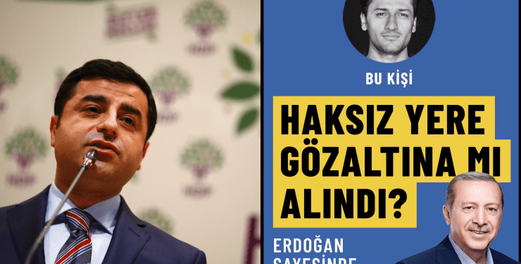 Tutuklu eski HDP eş genel başkanı Selahattin Demirtaş, gözaltına alınıp serbest bırakılan görsel iletişimci Mahir Akkoyun’a destek mesajı yayınladı.