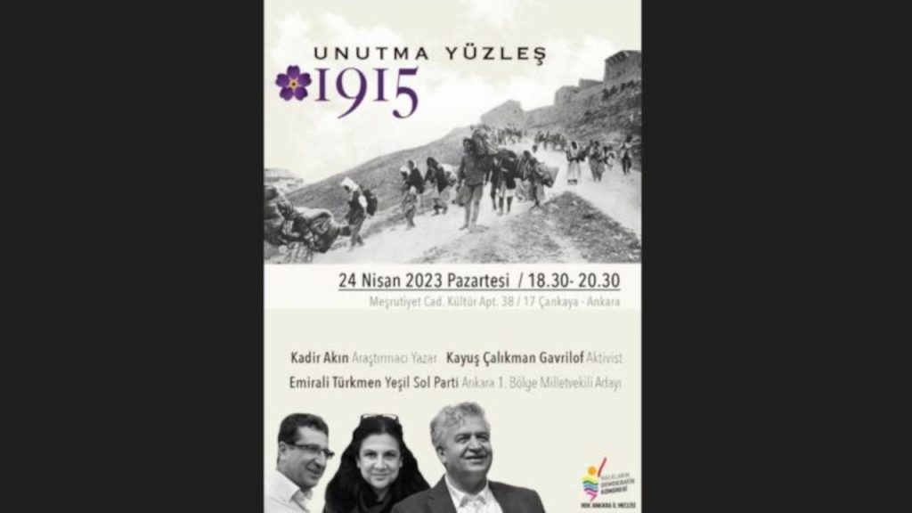 Soykırımın 108. yılı: 'Unutma Yüzleş 1915' paneli yasaklandı