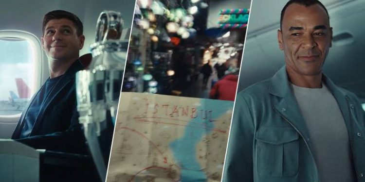 THY'den İstanbul'daki Şampiyonlar Ligi finaline Gerrard ve Cafulu reklam filmi