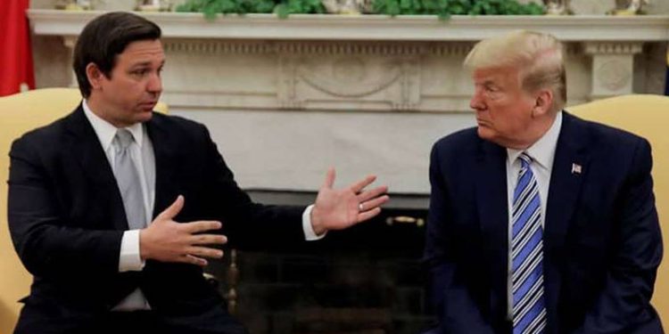 Trump, DeSantis'i seçimlerde aday olmaması yönünde uyardı