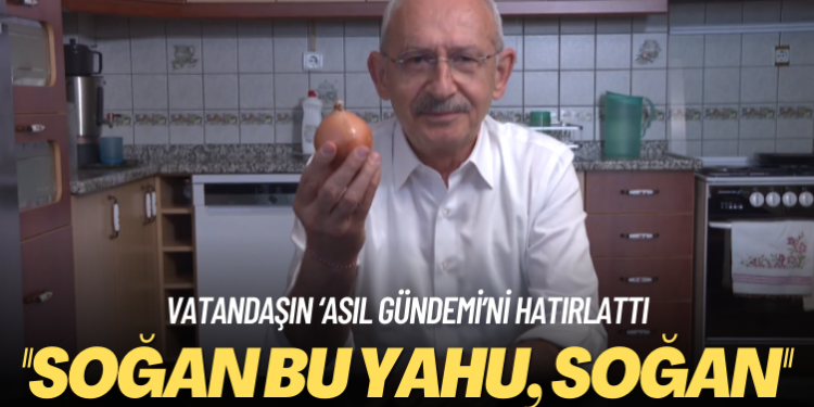 Vatandaşın ‘asıl gündemi’ni hatırlattı: Soğan bu yahu, soğan