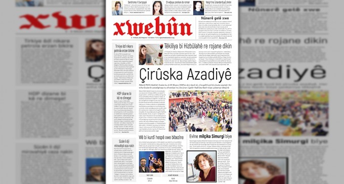 Xwebûn ‘Özgürlük Kıvılcımı’ manşetiyle çıktı