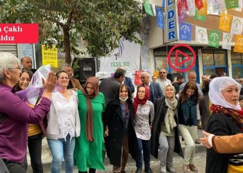 Yeşil Sol Parti Bağcılar'da seçim bürosunu açtı: Milletvekilleri de halaya durdu