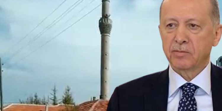 Yozgat’ta Erdoğan’ın mitingi için camiden anons yapıldı