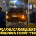 ‘AKP’ plakalı çakarlı lüks cipin sürücüsünden taksiciye tehdit: ‘Terörist’