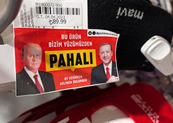 ‘Bu ürün size pahalı mı geldi? Erdoğan sayesinde’ çıkartmaları tasarlamıştı; gözaltına alındı