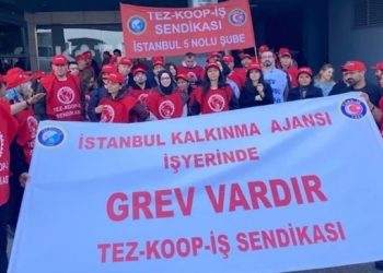 İstanbul Kalkınma Ajansı’nda işçiler grevde
