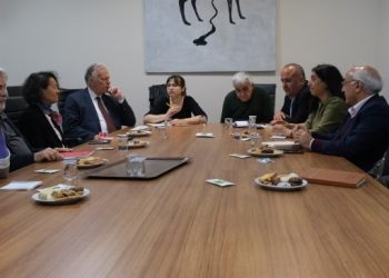 Uluslararası İmralı Barış Delegasyonu’dan HDK’ye ziyaret