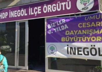 HDP İnegöl İlçe Örgütü’ne taşlı saldırı
