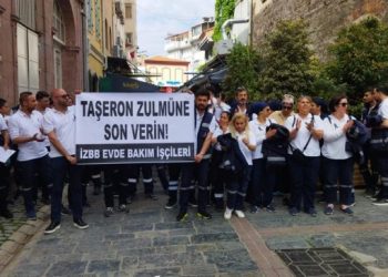 Belediye işçileri ‘kadro’ talebiyle eylemde