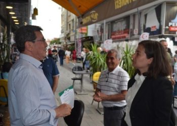 Yeşil Sol Parti’den İzmir’de esnaf ziyaretleri