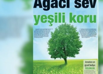 Yeni Yaşam’dan ‘Ağacı sev yeşili koru’ manşeti
