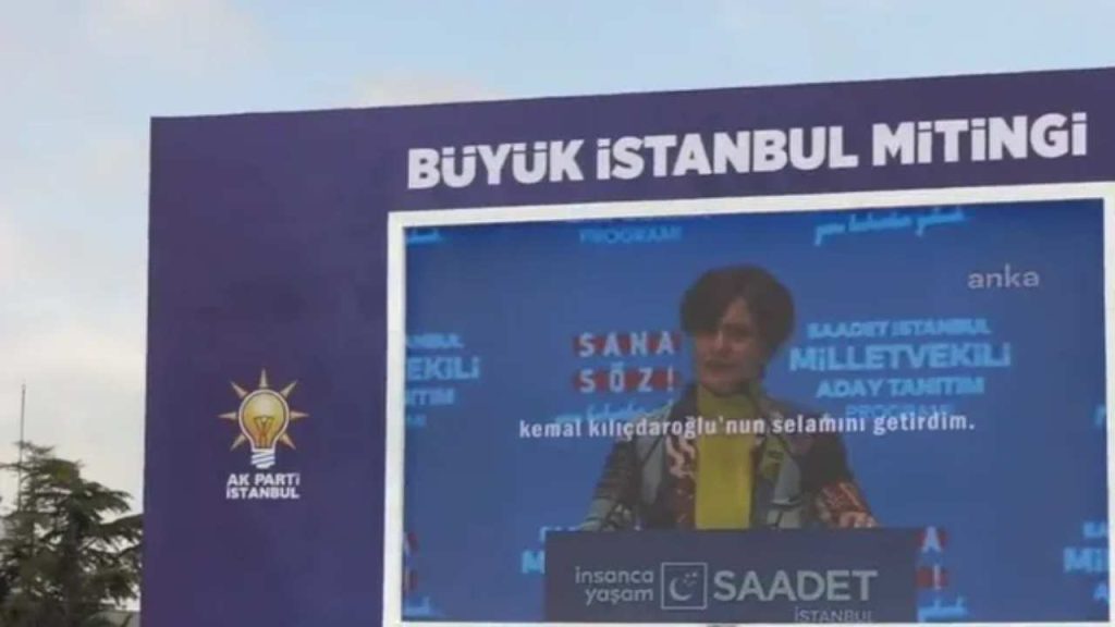 AKP mitingindeki videoya Canan Kaftancıoğlu'ndan yanıt: Sayenizde Kılıçdaroğlu'nun selamını iletmiş oldum