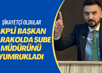 AKP’li Gençlik Kolları Başkanı, karakolda şube müdürünü yumrukladı