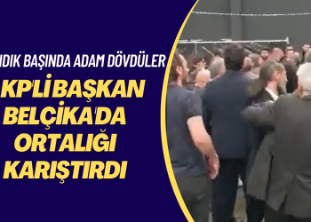 AKP’li başkan Belçika’da ortalığı karıştırdı, korumaları sandık başında adam dövdü