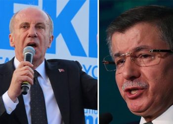 Gelecek Partisi lideri Ahmet Davutoğlu, Memleket Partisi lideri Muharrem İnce’nin Millet İttifakı'nın cumhurbaşkanı adayı CHP Genel Başkanı Kemal Kılıçdaroğlu’na, “Davutoğlu, Babacan’ı kenara çeksin, kayıtsız destek oluyorum” teklifi için, “Zavallı sözler” dedi.