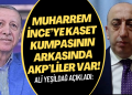 Ali Yeşildağ:Muharrem İnce’ye kaset kumpasının arkasında AKP’liler var!