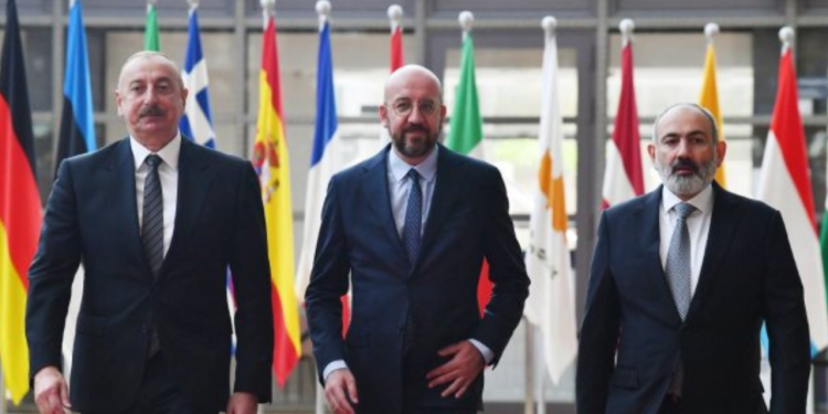 Aliyev, Michel ve Paşinyan’dan Brüksel’de üçlü zirve