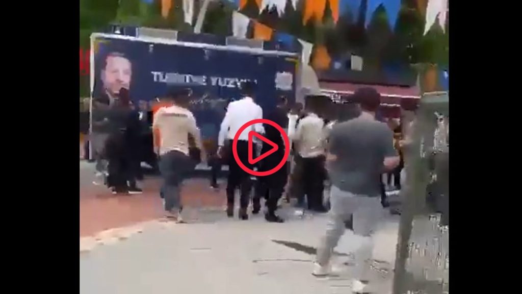 Antep'te CHP'liler ile AKP'liler arasında kavga