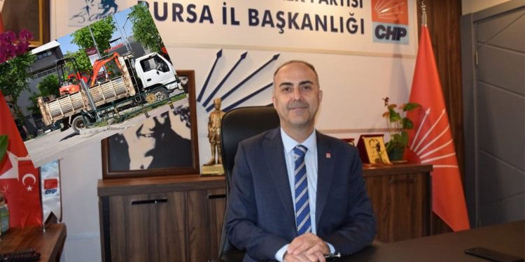 'Arıza var’ gerekçesiyle CHP Bursa il binası önünde seçim günü kazı